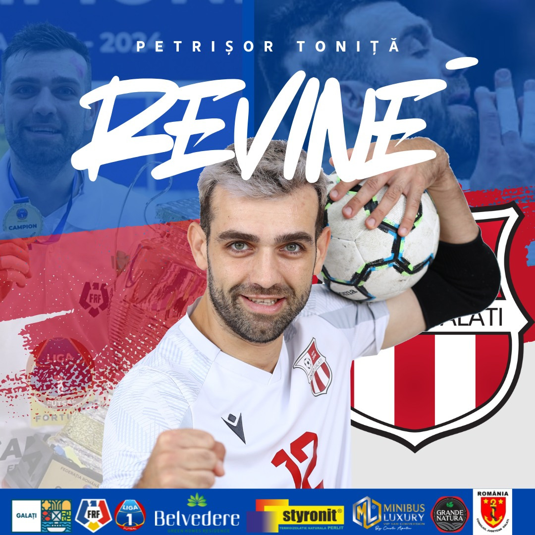 Gălăţeanul Petrişor Toniţă revine în poarta lui United