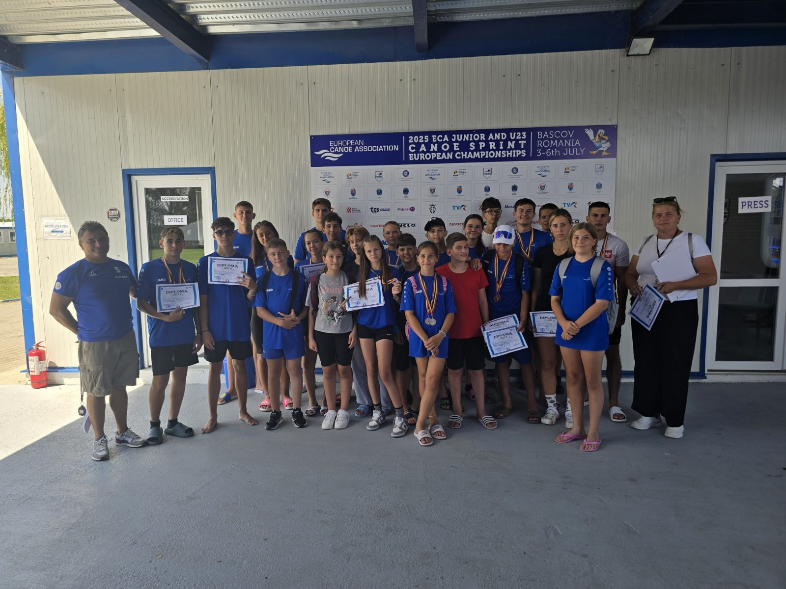 17 medalii pentru CSŞ Galaţi la Naţionalele de kaiac-canoe