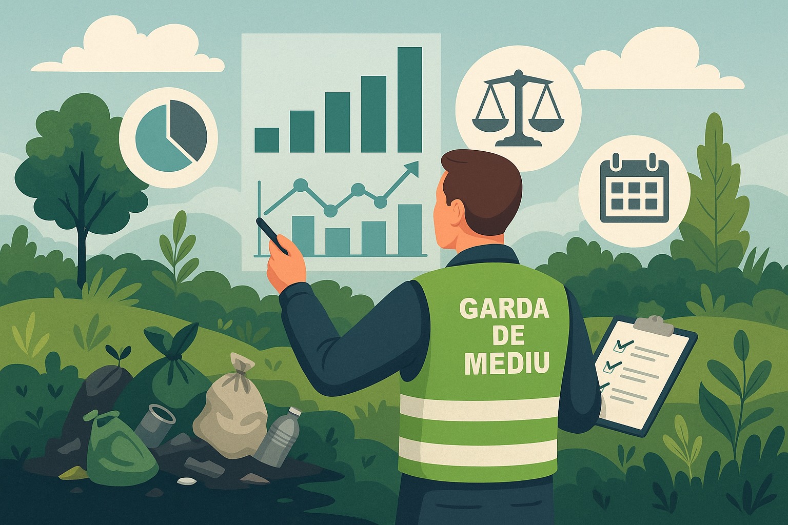 Gălăţenii au sesizat Garda de Mediu de zeci de ori în luna iulie 2025