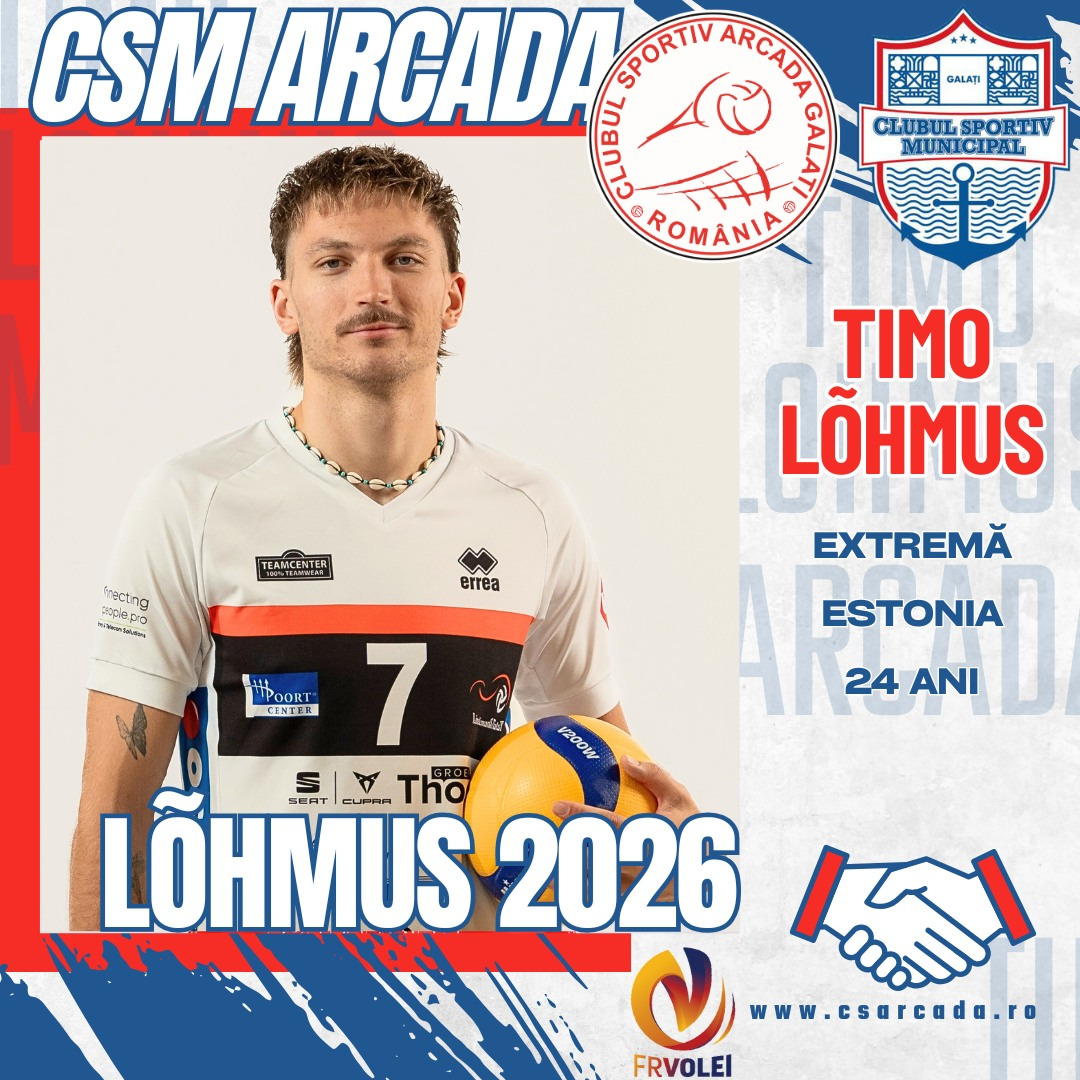 CSM Arcada l-a înregimentat pe estonianul Timo Ander Lohmus