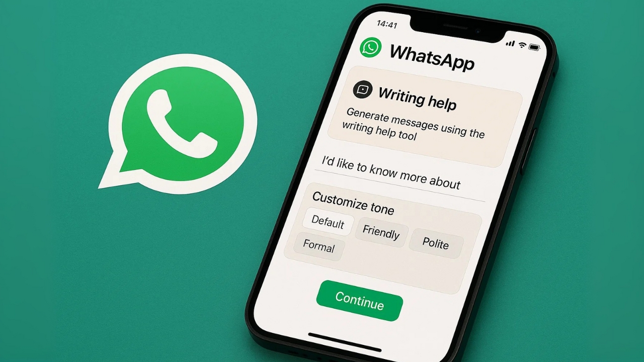 WhatsApp implementează o funcţie care te ajută să scrii mesaje ca un profesionist