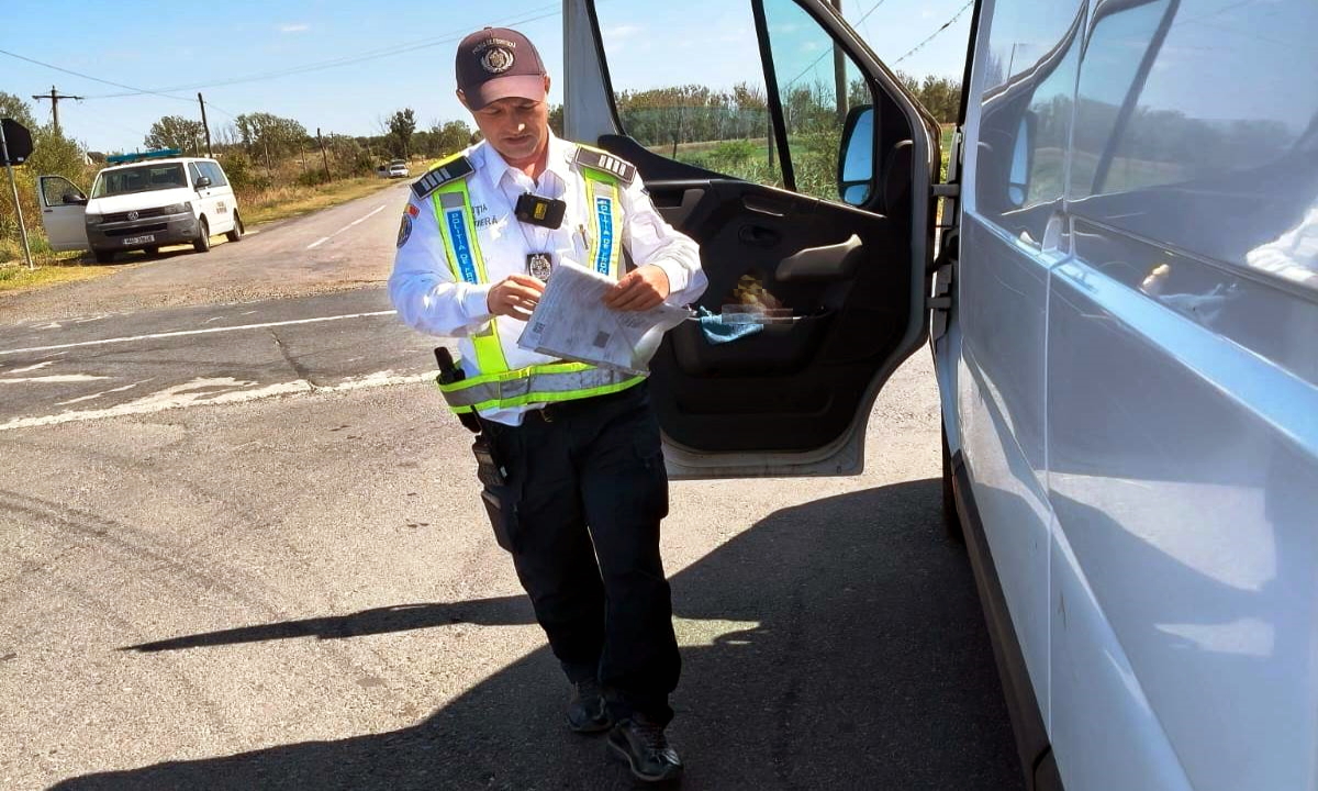 Galaţi: Bărbat prins de poliţiştii de frontieră, în zona Port Bazinul Nou, fără permis la volan