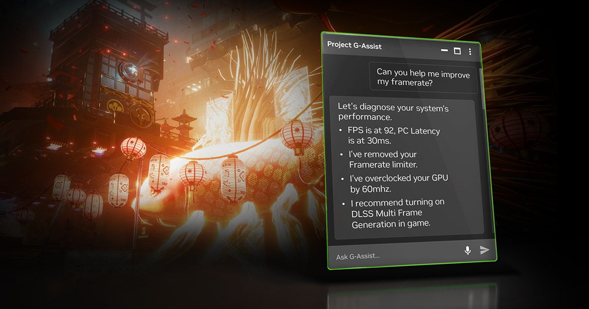 Nvidia face Project G-Assist accesibil pentru mai mulţi utilizatori, cu 40% mai puţin consum de VRAM