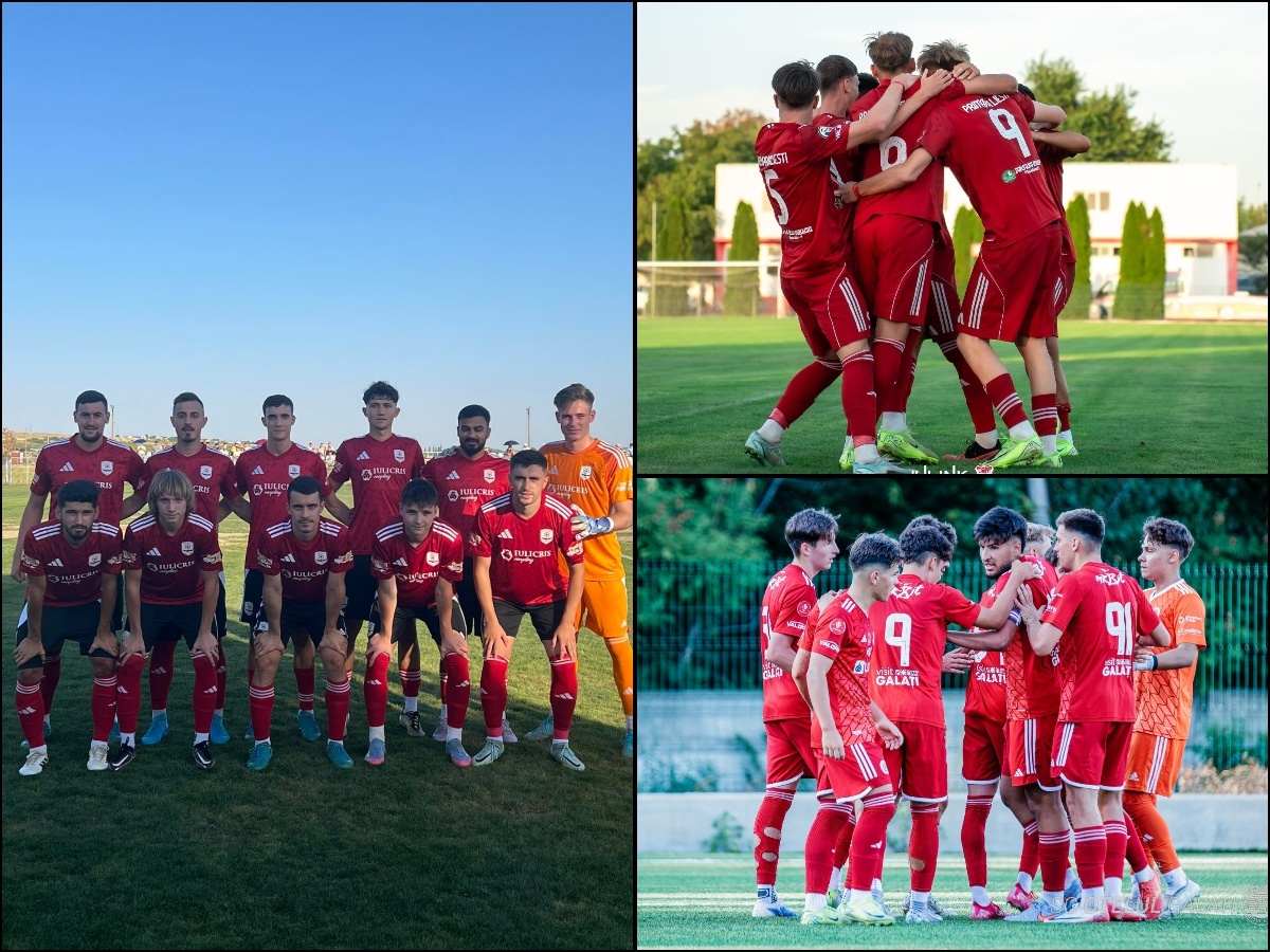 Sporting a obţinut prima victorie, brăniştenii au condus cu 2-0, dar au fost egalaţi, oţelarii au pierdut la Brăila după ce au deschis scorul 