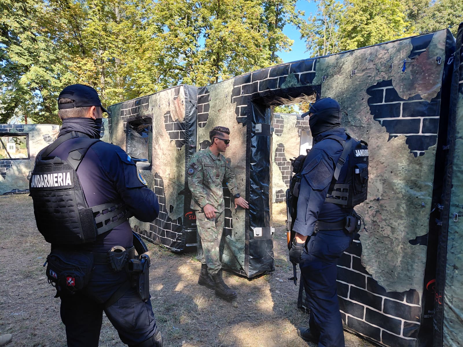 Exerciţiu comun de antrenament al jandarmilor şi infanteriştilor gălăţeni