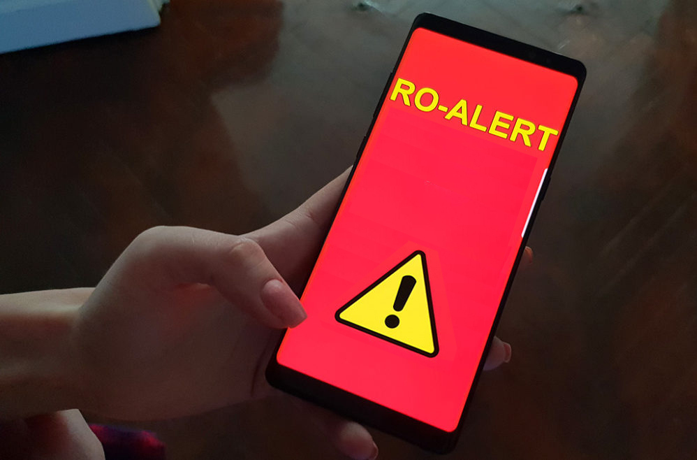 Avertizare RO-Alert pentru populaţia din zona de Nord a judeţului Tulcea
