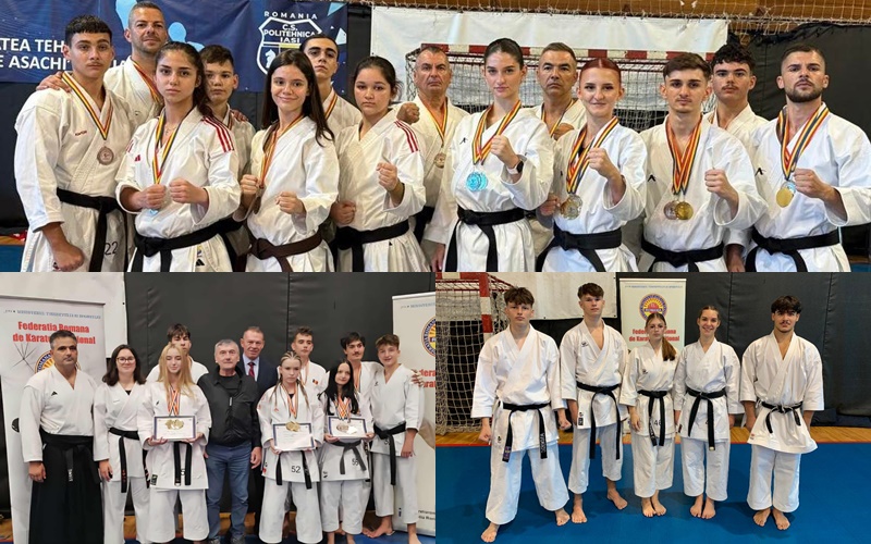 Karateka gălăţeni de la Meikyo, Kodo şi CSM au cucerit medalii preţioase la Naţionale şi s-au calificat la Campionatul European din Serbia