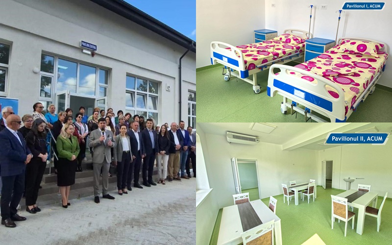 FOTO: Vechile pavilioane de la Unitatea Medico-Socială Găneşti, complet modernizate şi reabilitate