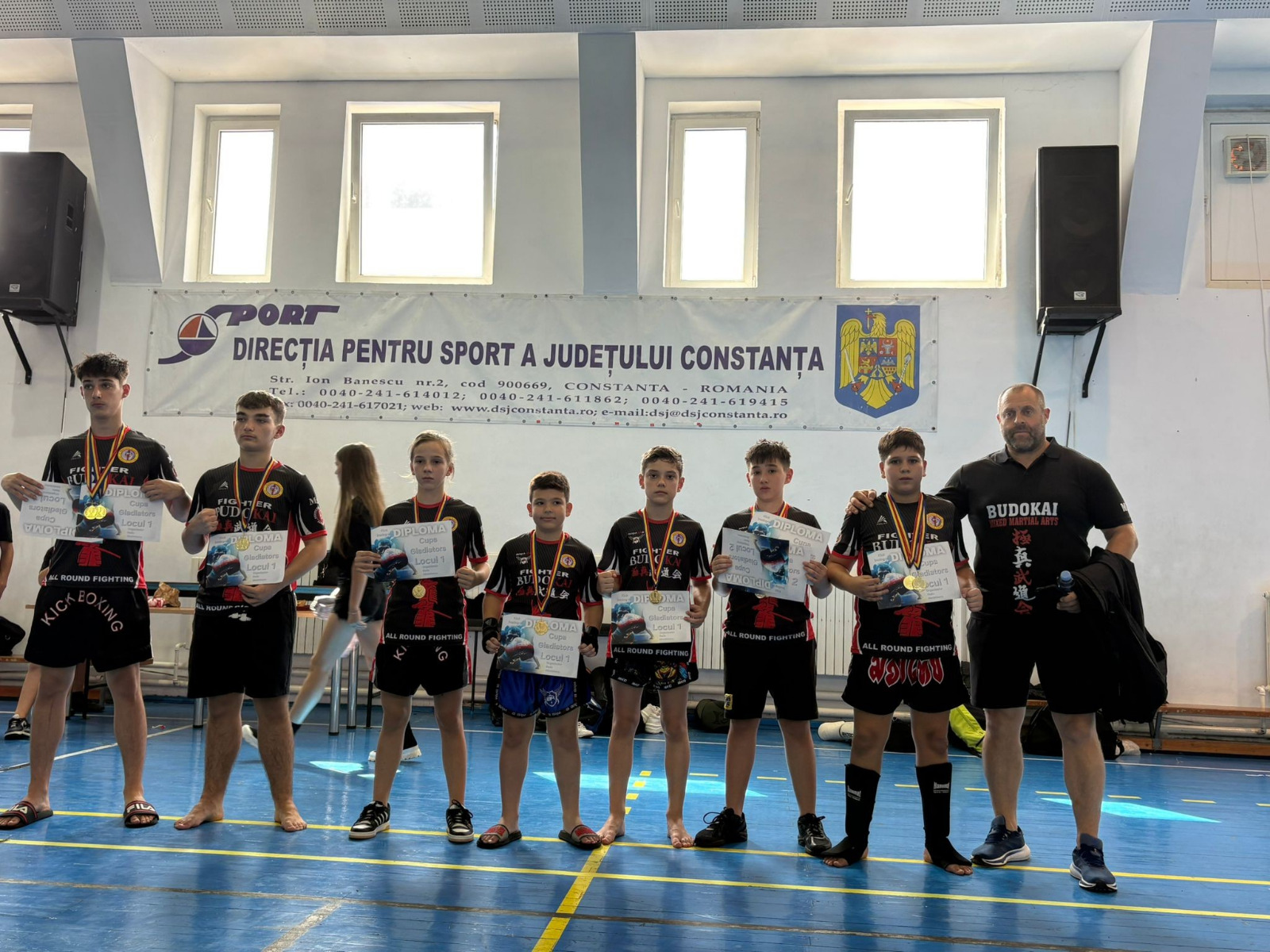 12 medalii pentru „Mixed Martial Arts” Galaţi la Constanţa. Invitaţie la Campionatul European de Kyokushin Budokai
