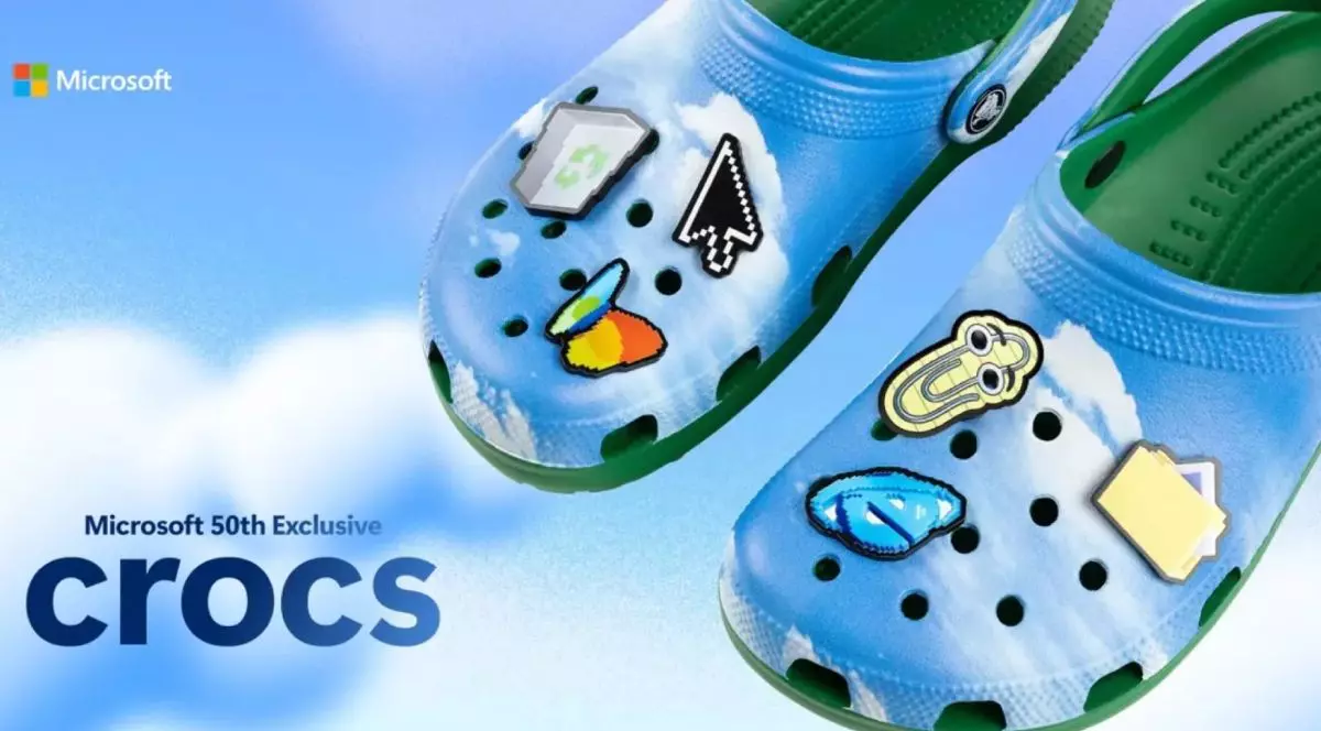 Microsoft lansează Crocs cu tematică Windows XP, disponibili doar prin concurs
