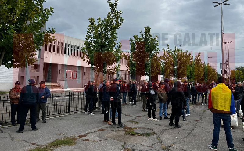 VIDEO: Un nou protest la combinatul siderurgic Liberty Galaţi