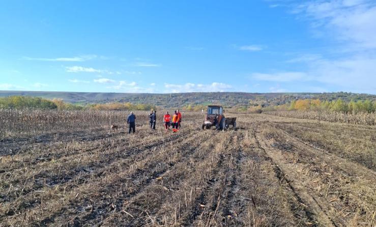 Galaţi: Femeie găsită moartă, arsă de vie, în lanul cu porumb