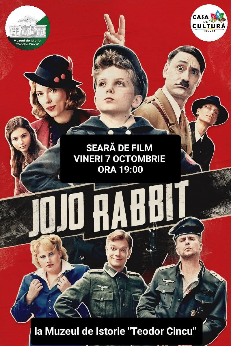 Seară de film la Muzeul de Istorie „Teodor Cincu”: Jojo Rabbit