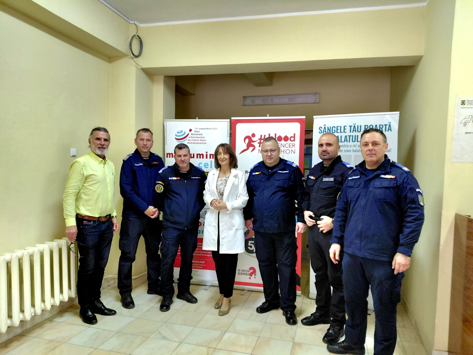 Din inimă, pentru viaţă! Jandarmii din Galaţi au donat sânge, timp de 3 zile - FOTO