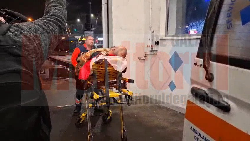 Galaţi: Împuşcat de poliţişti după ce i-a ameninţat cu sabia - VIDEO