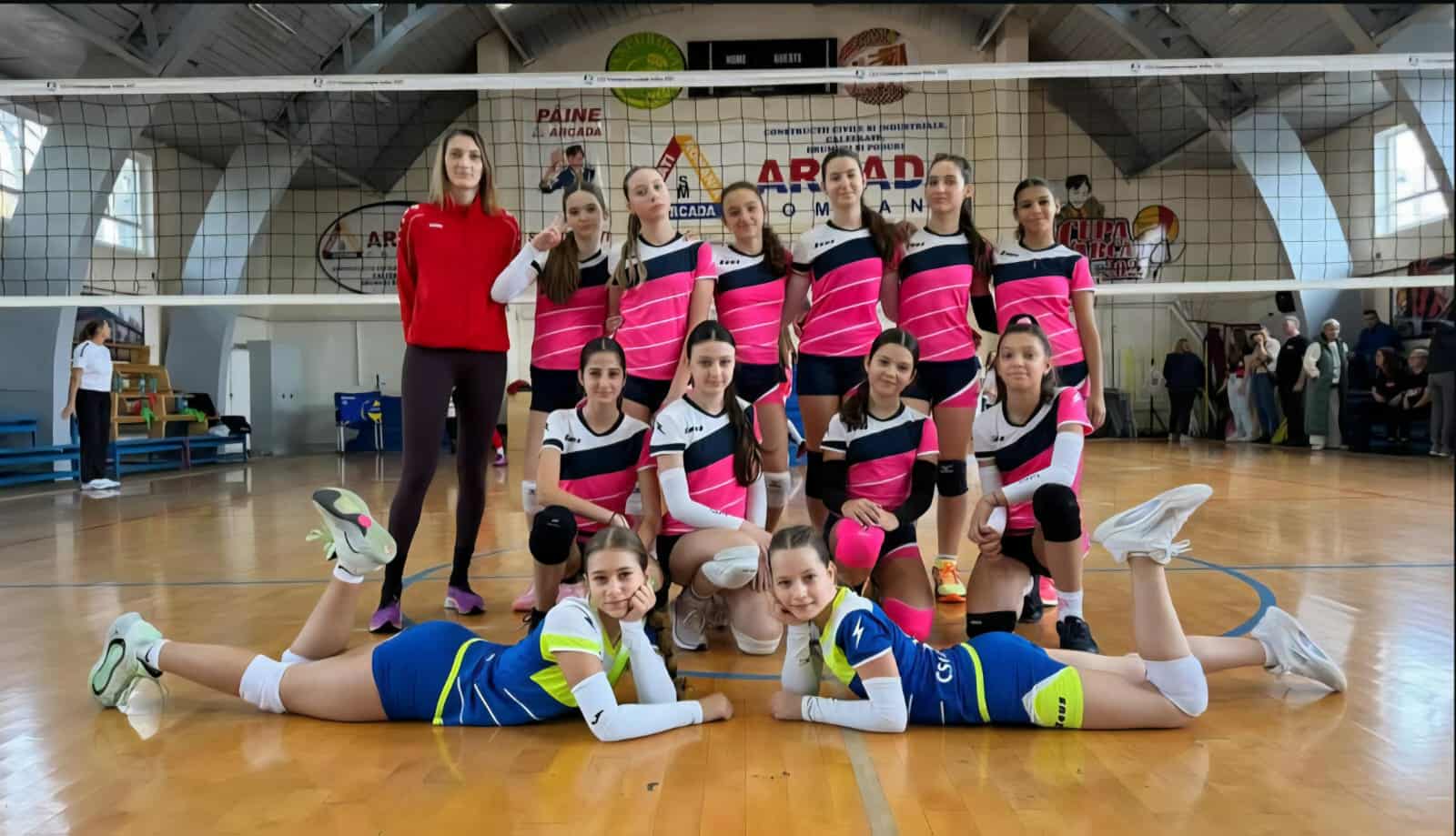 Volei juvenil: Junioarele Under 15 de la CSŞ Galaţi au obţinut două victorii şi au urcat pe locul 2