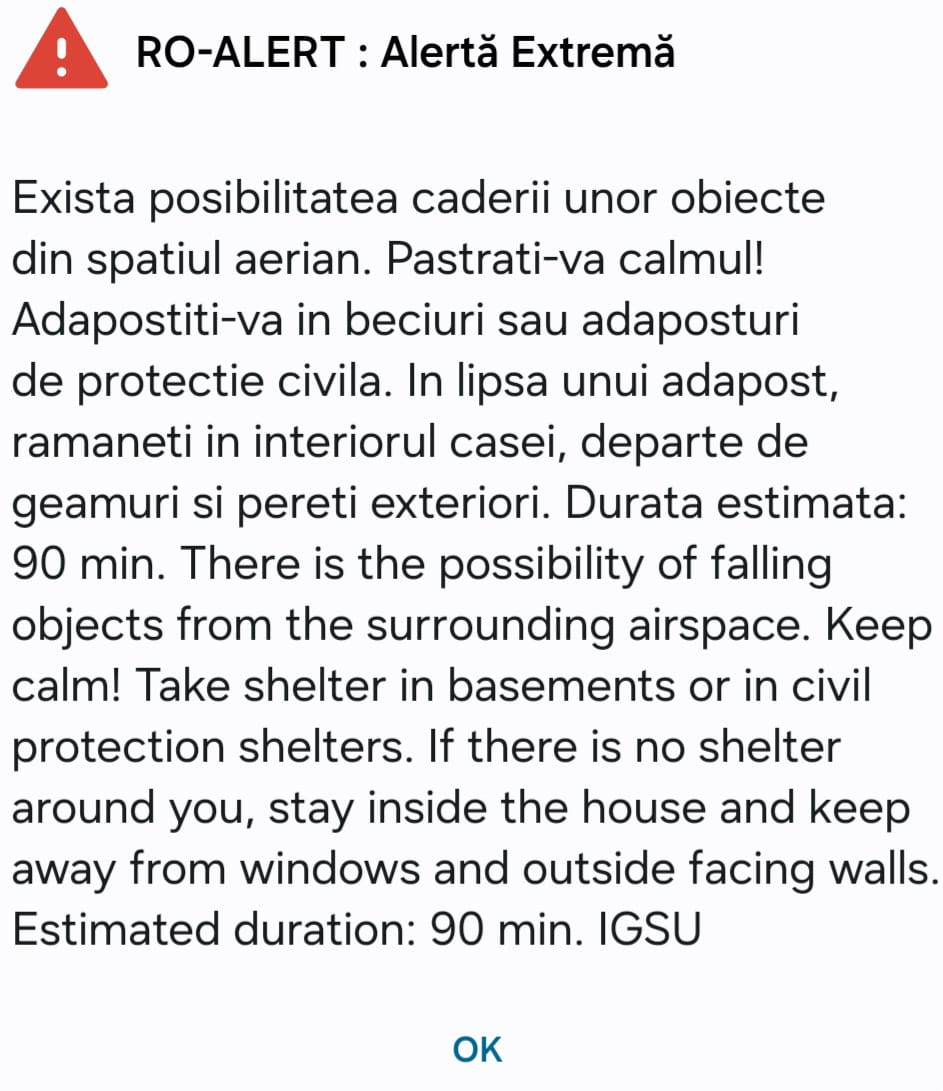 Mesaje RO-ALERT la Galaţi! Ce spun autorităţile