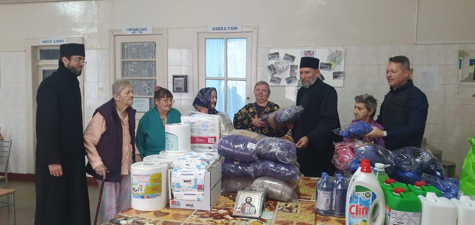 Galaţi: Surpriză la azil, de Sf. Andrei! Bătrânii, cadorisiţi, spovediţi şi împărtăşiţi